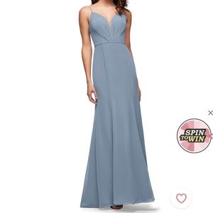AZAZIE ADELLA - Dusty Blue Bridesmaid Dress